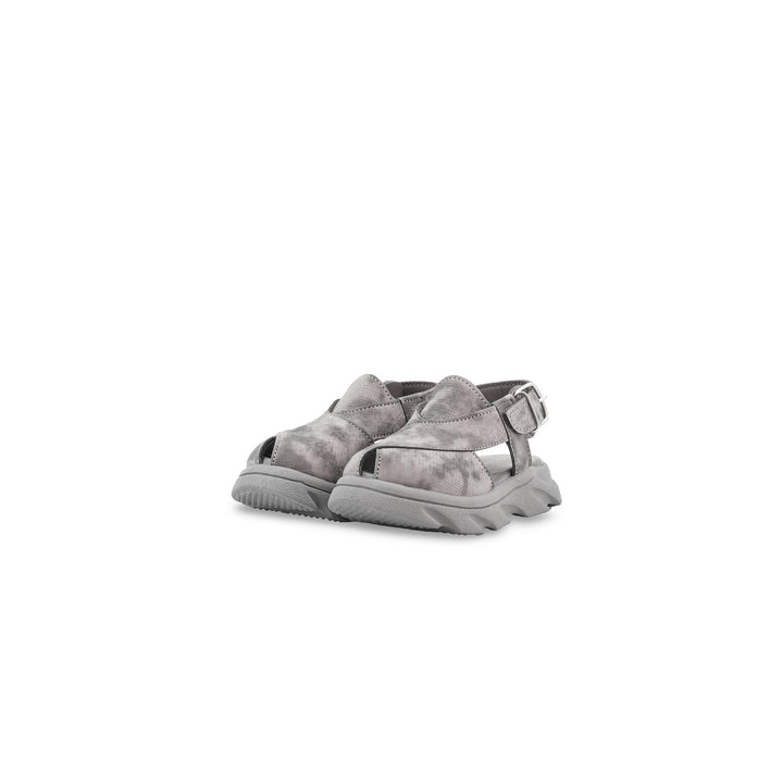 Boys Grey Peshawari Chappal KD4960