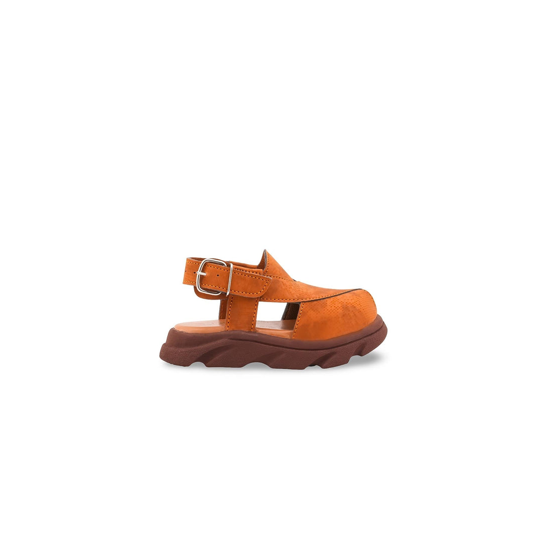 Boys Tan Peshawari Chappal KD4960