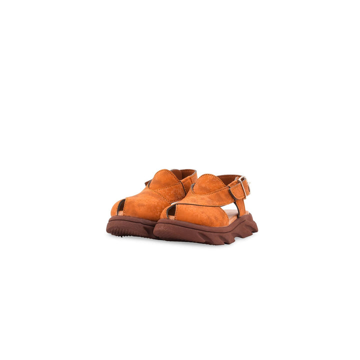 Boys Tan Peshawari Chappal KD4960