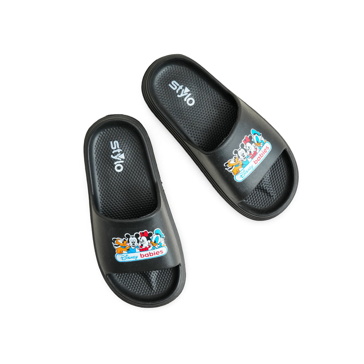 Girls Black Casual Flip Flop KD5487
