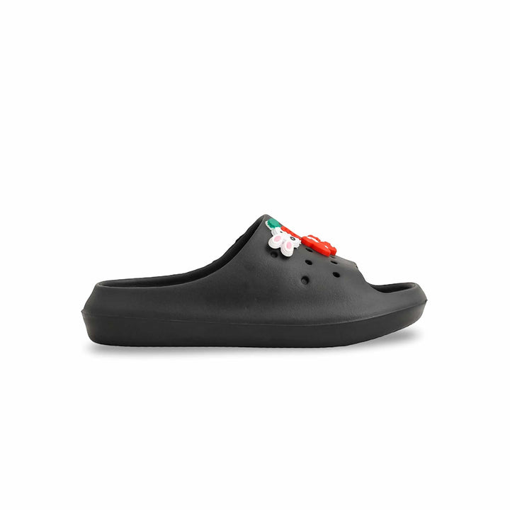 Girls Black Casual Flip Flop KD5498