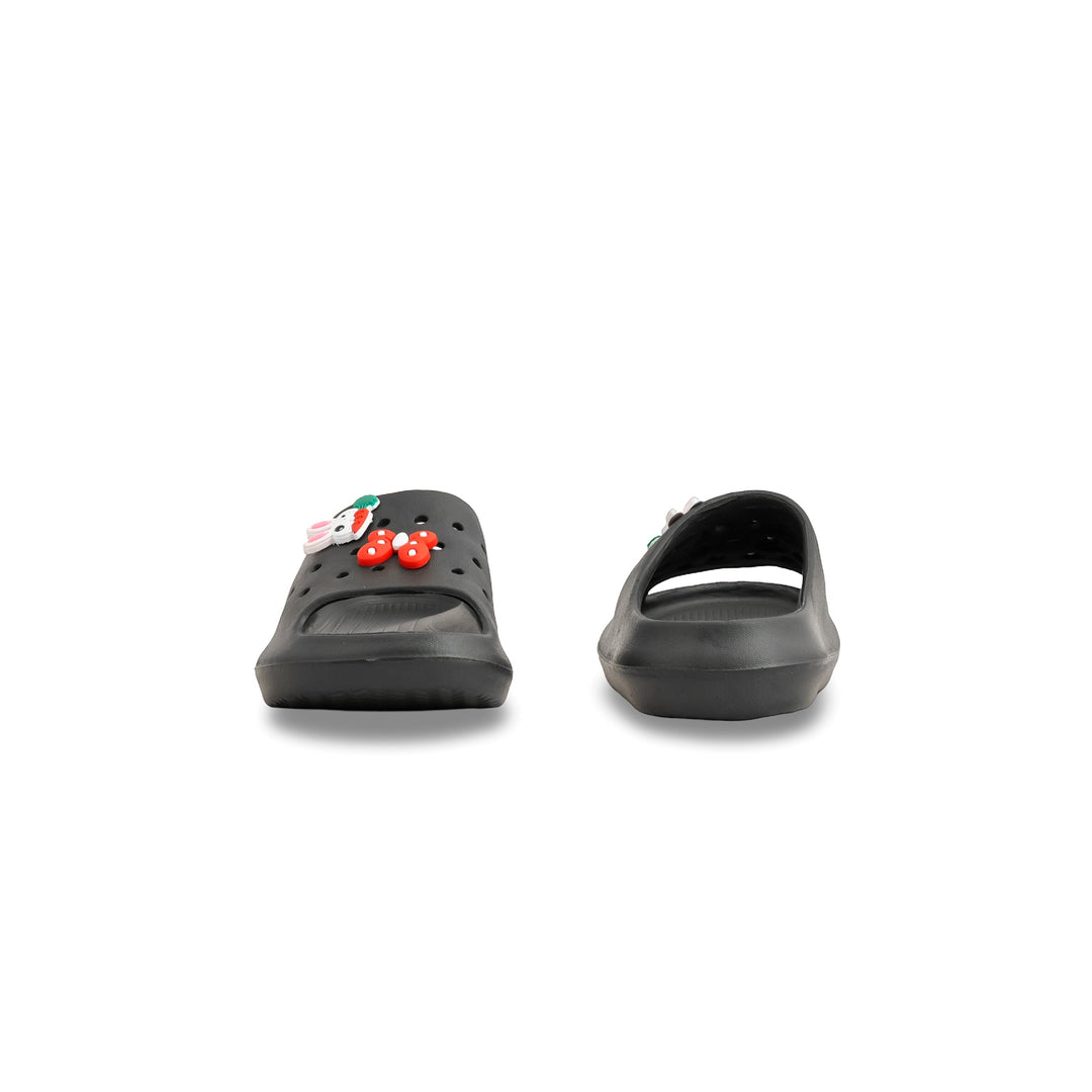 Girls Black Casual Flip Flop KD5498