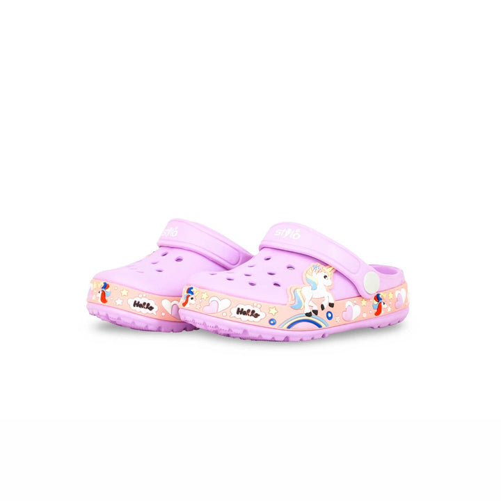Girls Purple Casual Flip Flop KD5514