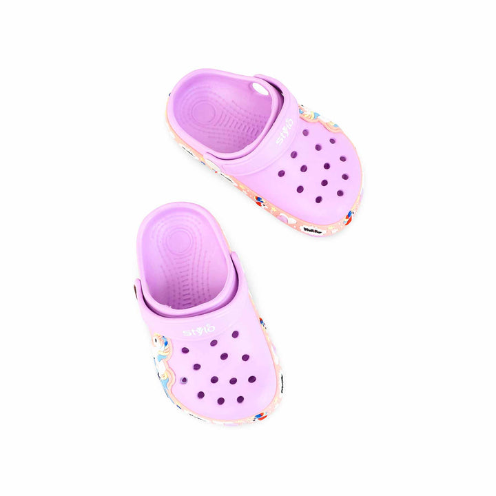 Girls Purple Casual Flip Flop KD5514