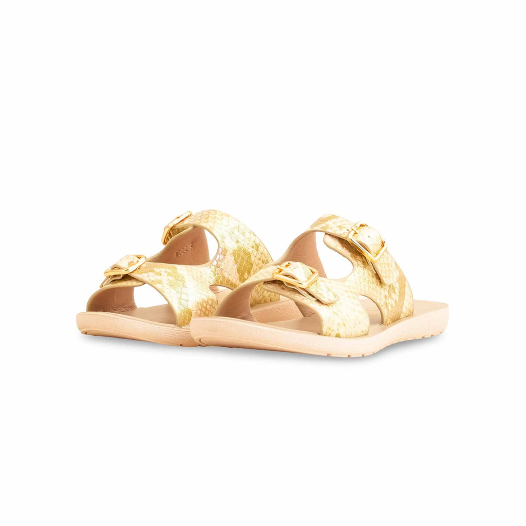 Girls Golden Casual Slipper KD5524