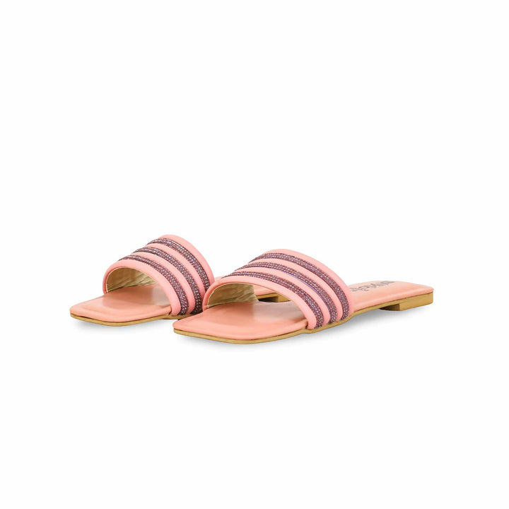 Girls Pink Formal Slipper KD5536