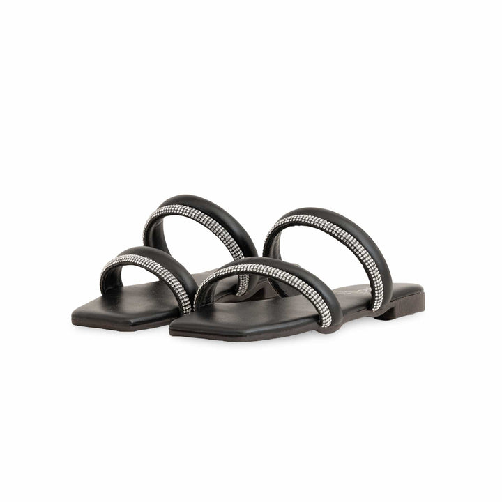 Girls Black Formal Slipper KD5541