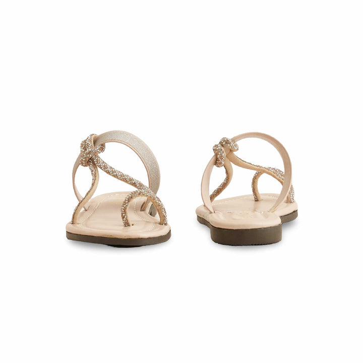 Girls Golden Fancy Slipper KD5549
