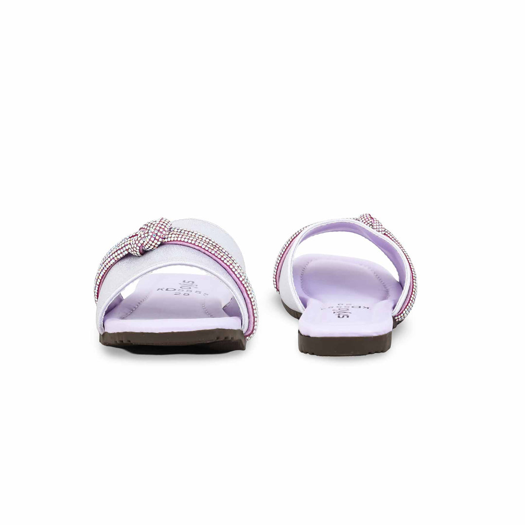 Girls Purple Formal Slipper KD5553