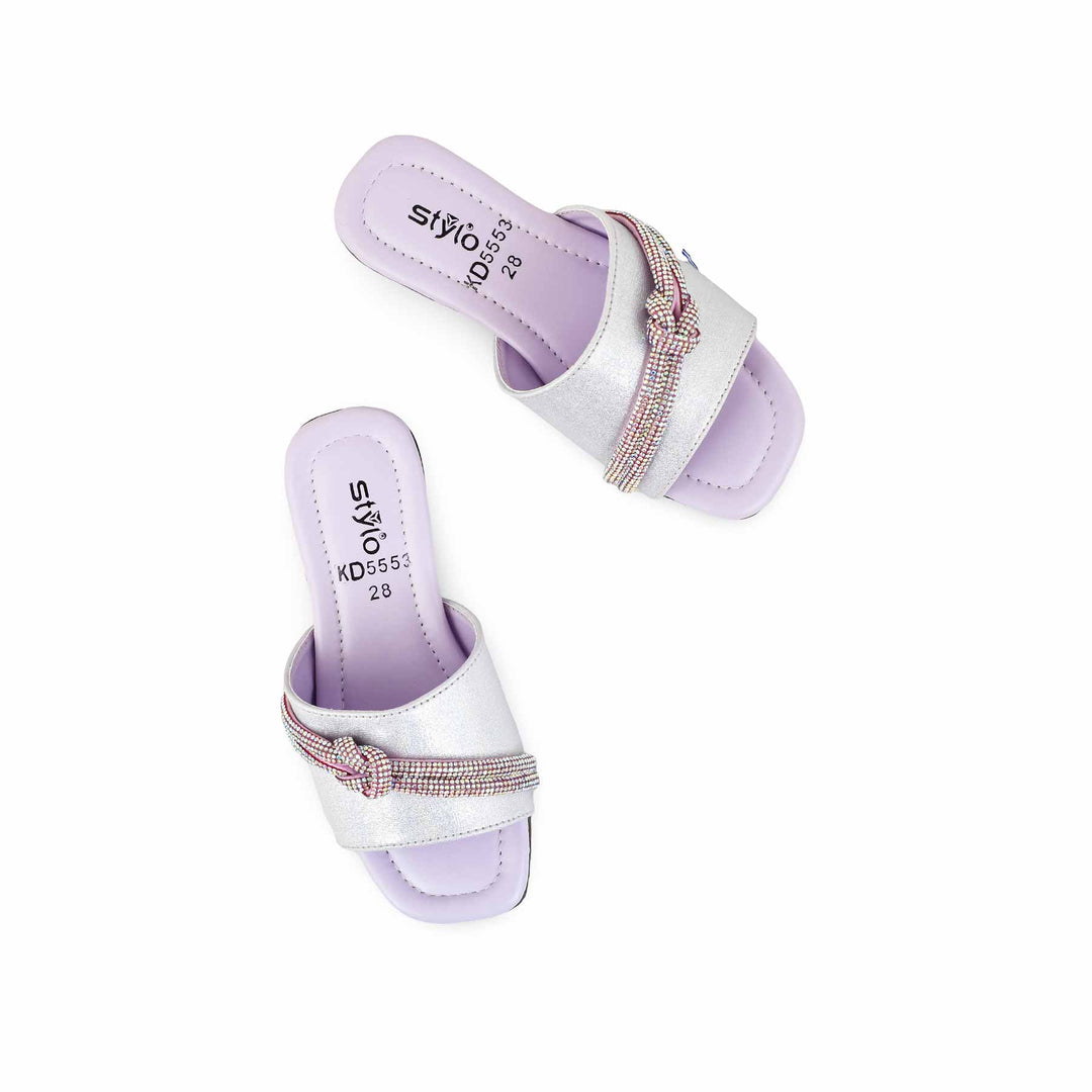 Girls Purple Formal Slipper KD5553
