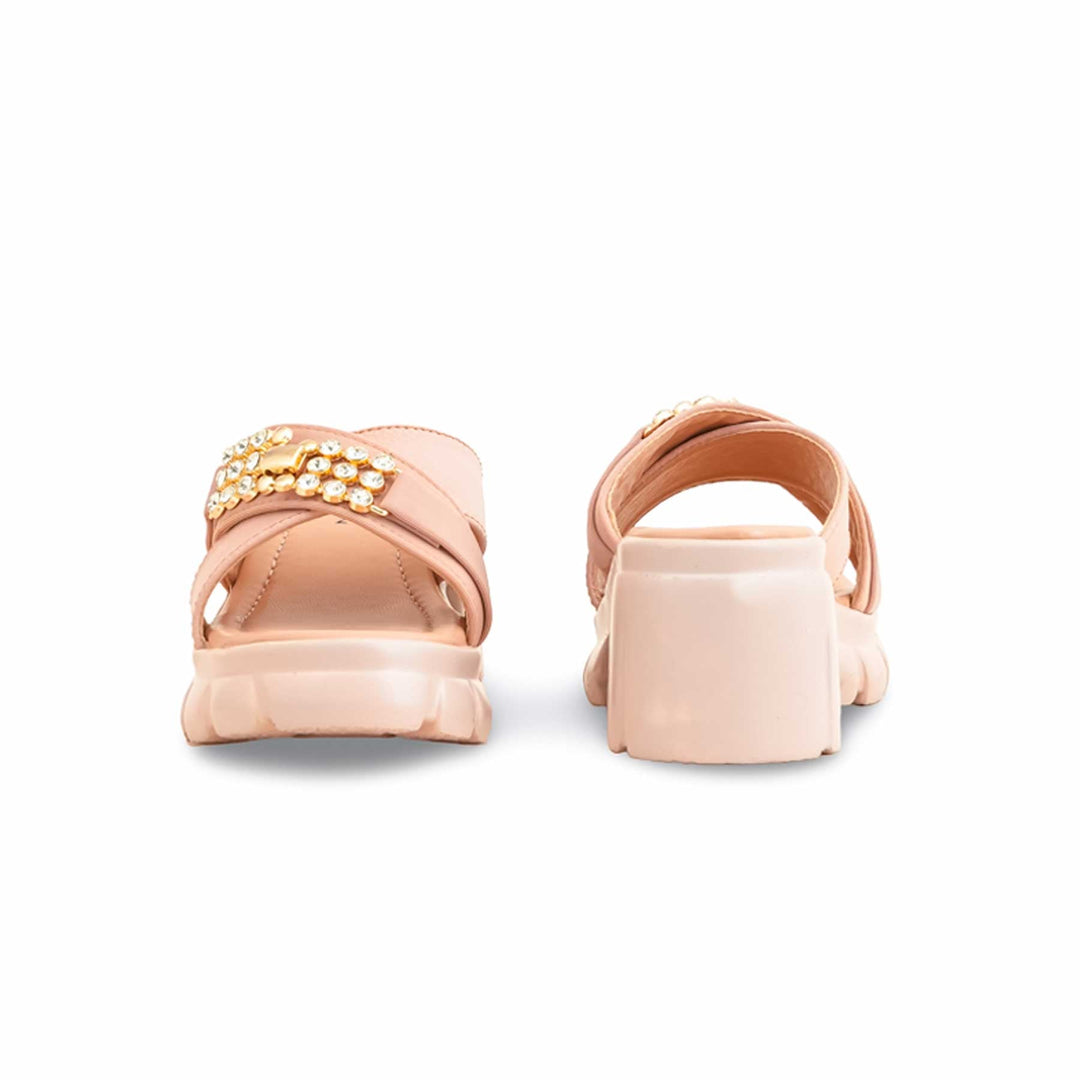 Girls Pink Formal Slipper KD5555