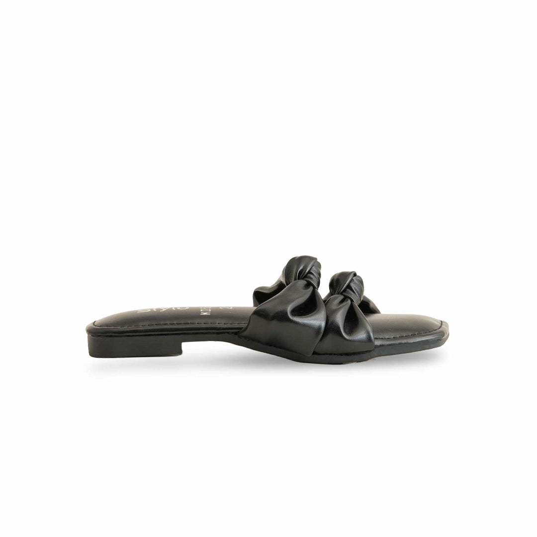 Girls Black Formal Slipper KD5561