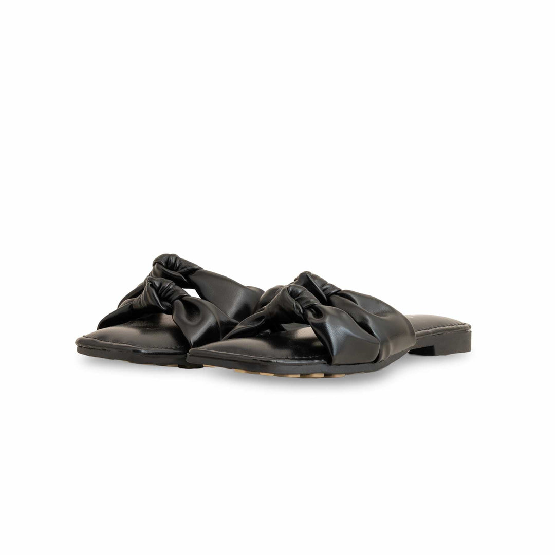 Girls Black Formal Slipper KD5561