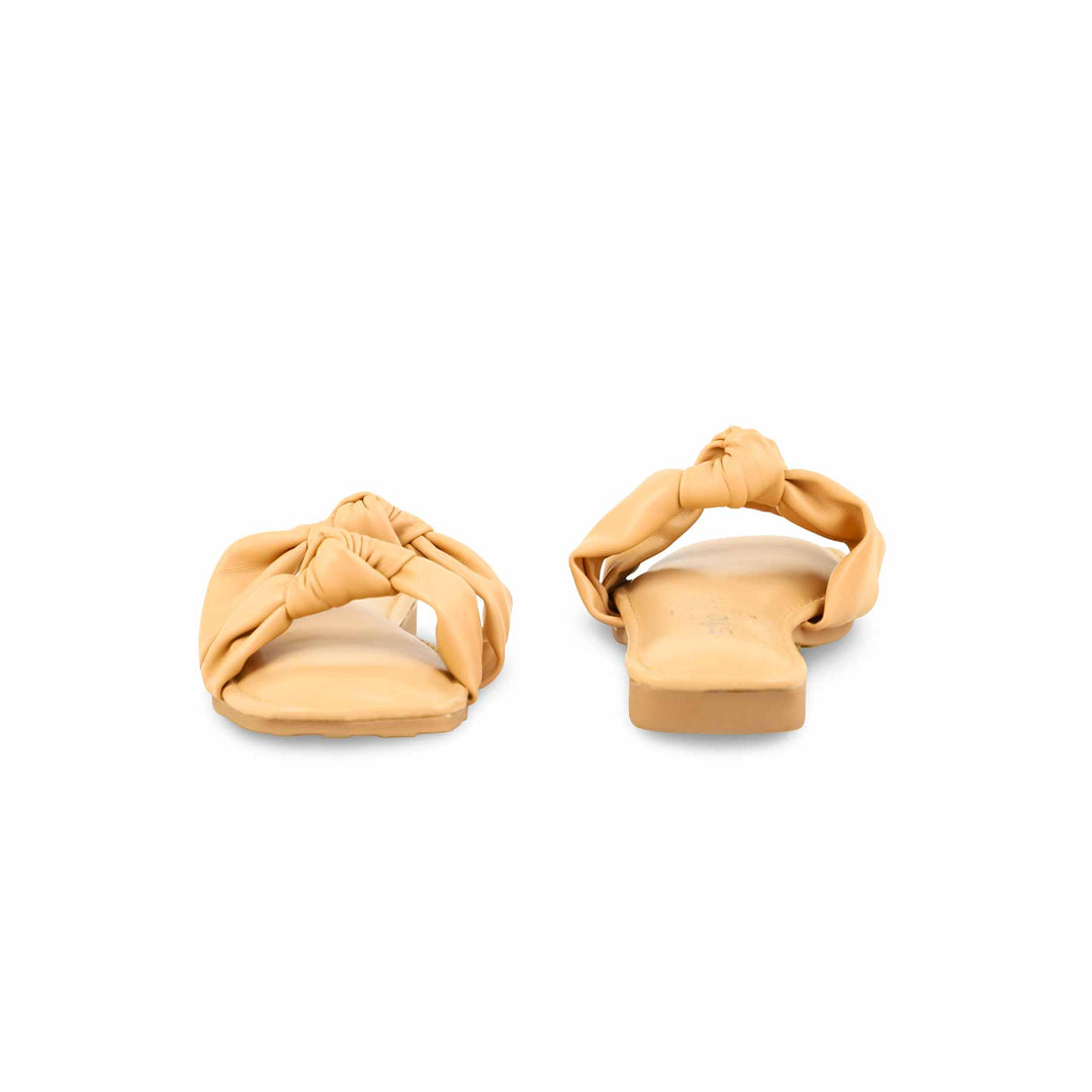 Girls Brown Formal Slipper KD5561