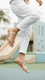 Girls Golden Casual Slipper KD5565