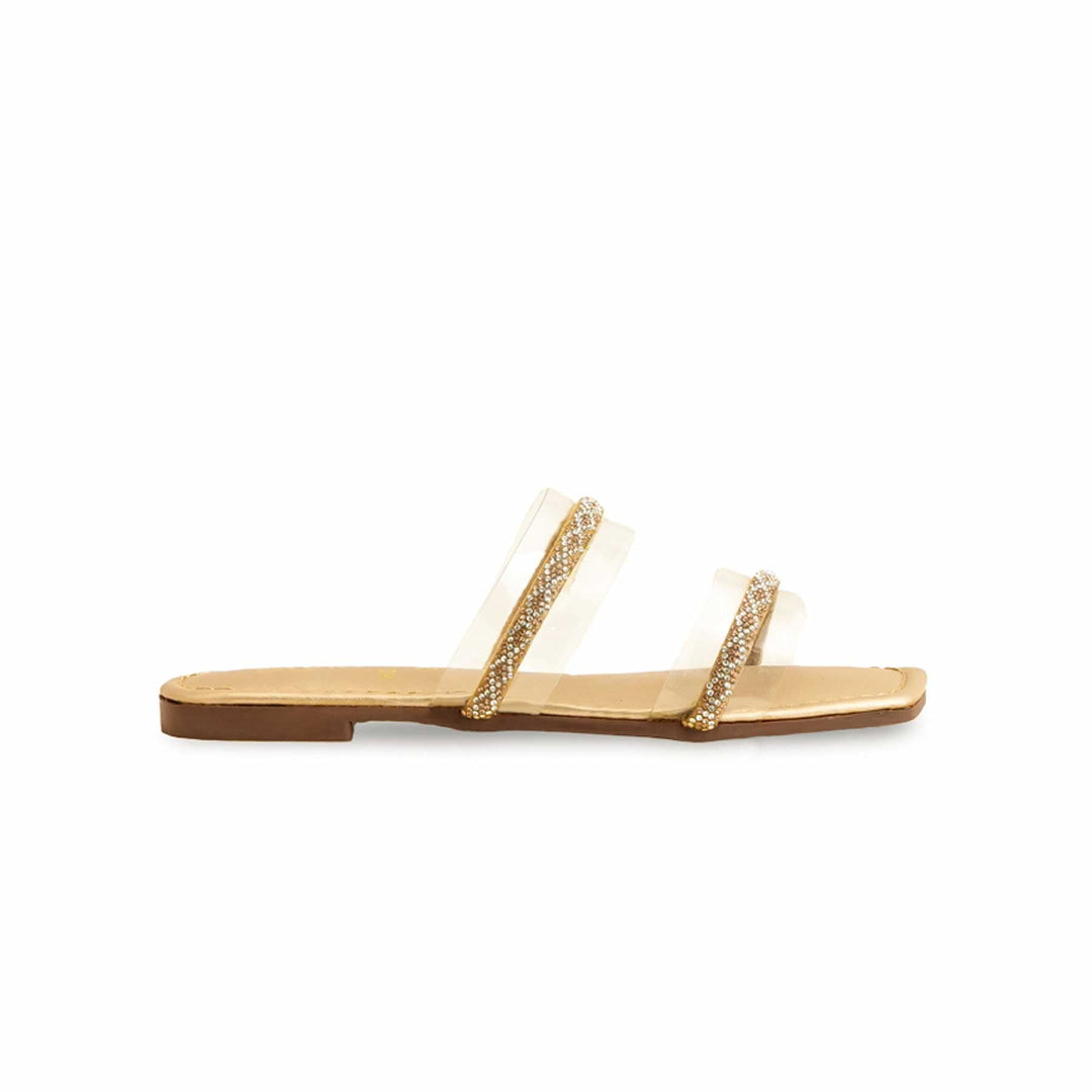 Girls Golden Casual Slipper KD5565