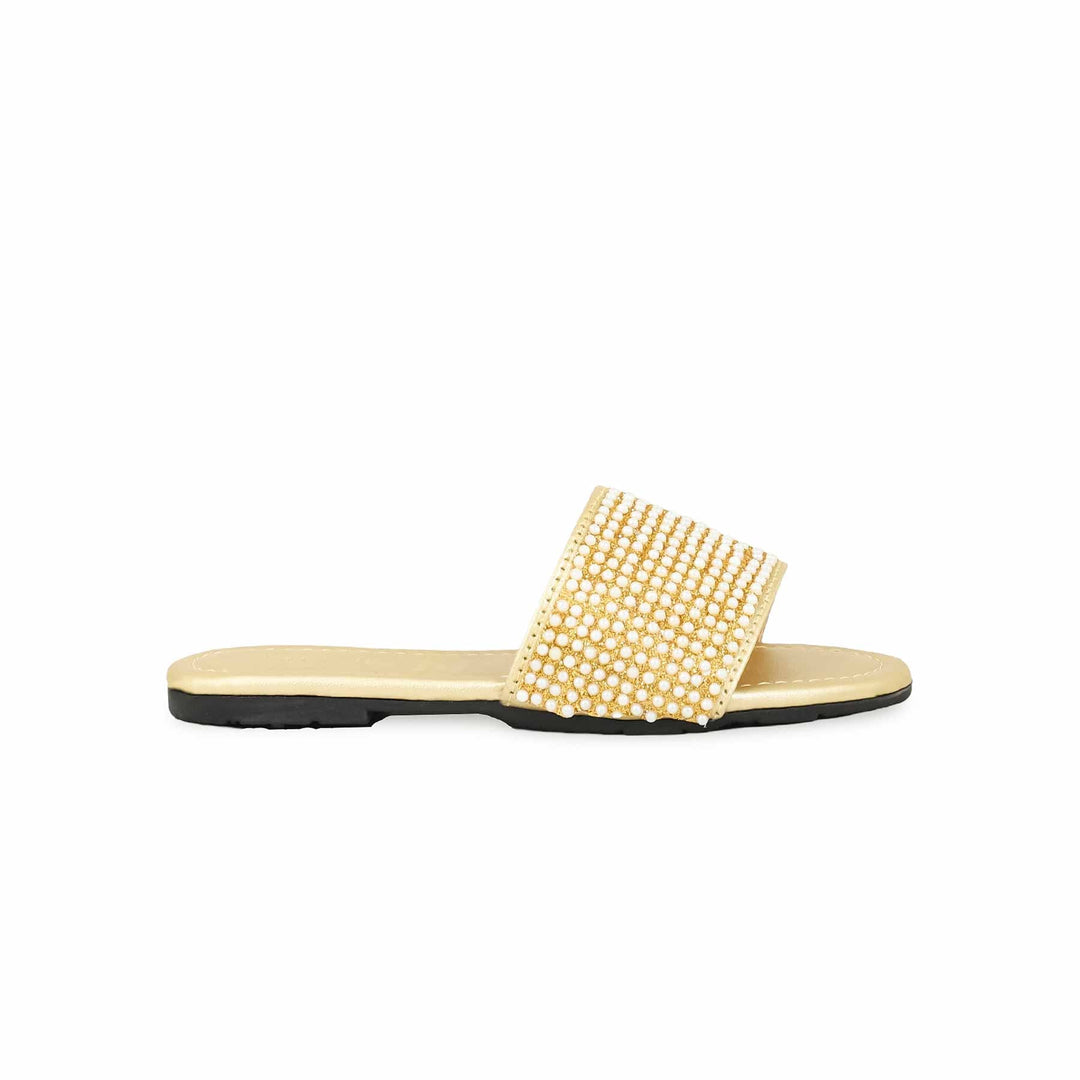 Girls Golden Casual Slipper KD5566