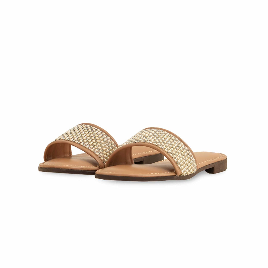 Girls Golden Formal Slipper KD5588