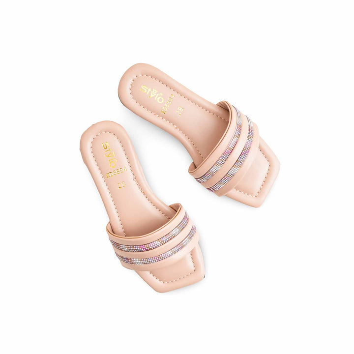 Girls Pink Formal Slipper KD5594