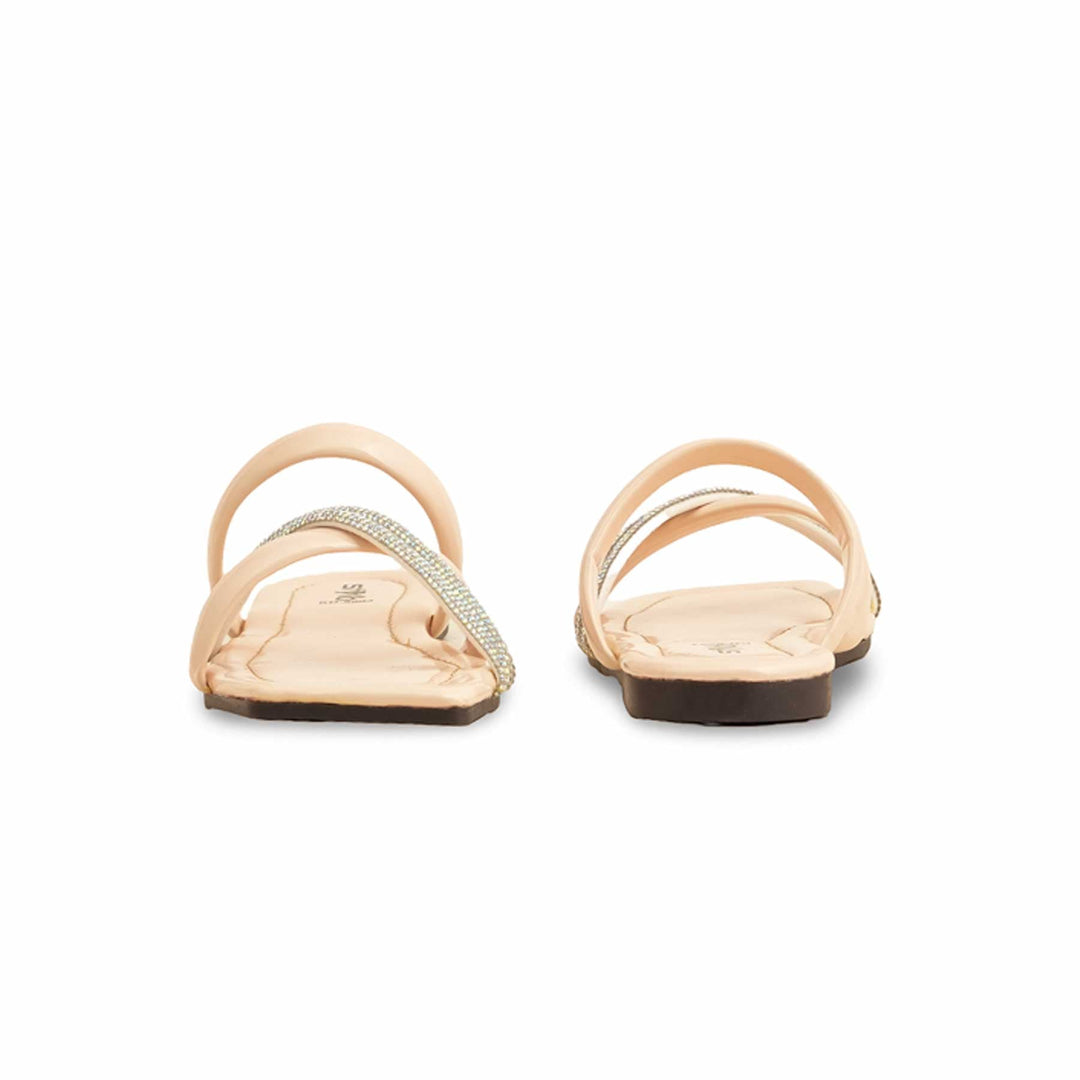 Girls Cream Formal Slipper KD5603