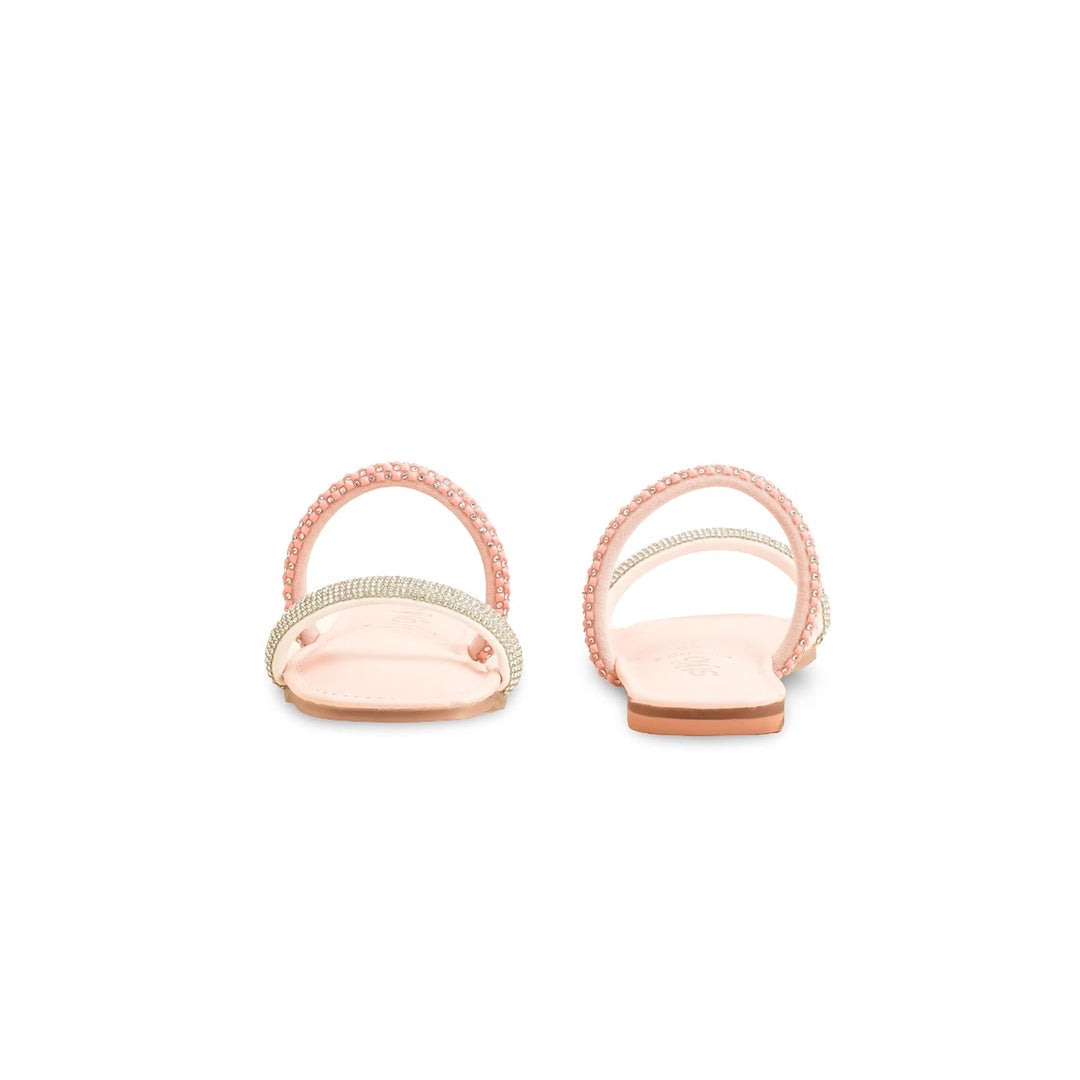 Girls Pink Formal Slipper KD5604