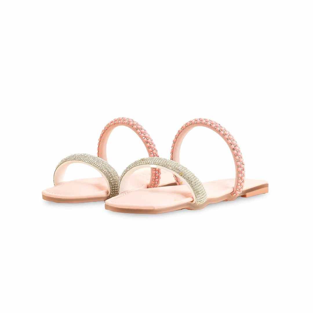 Girls Pink Formal Slipper KD5604