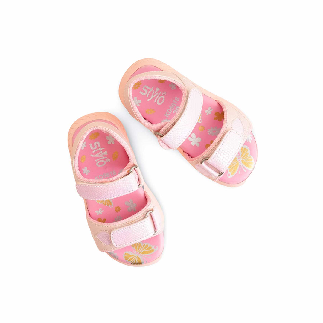 Girls Pink Casual Sandal KD5618