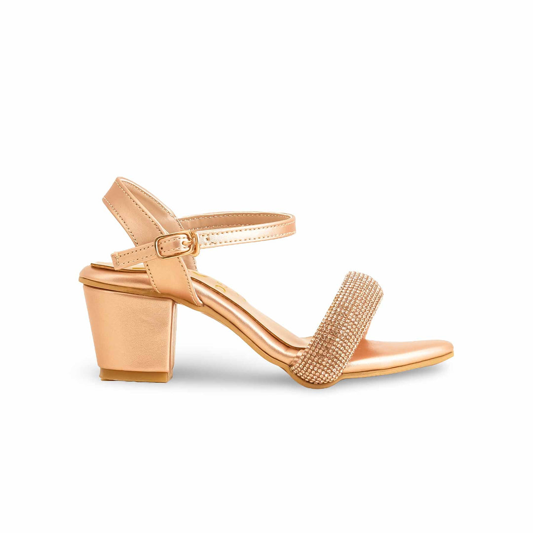 Girls Peach Fancy Sandal KD5632