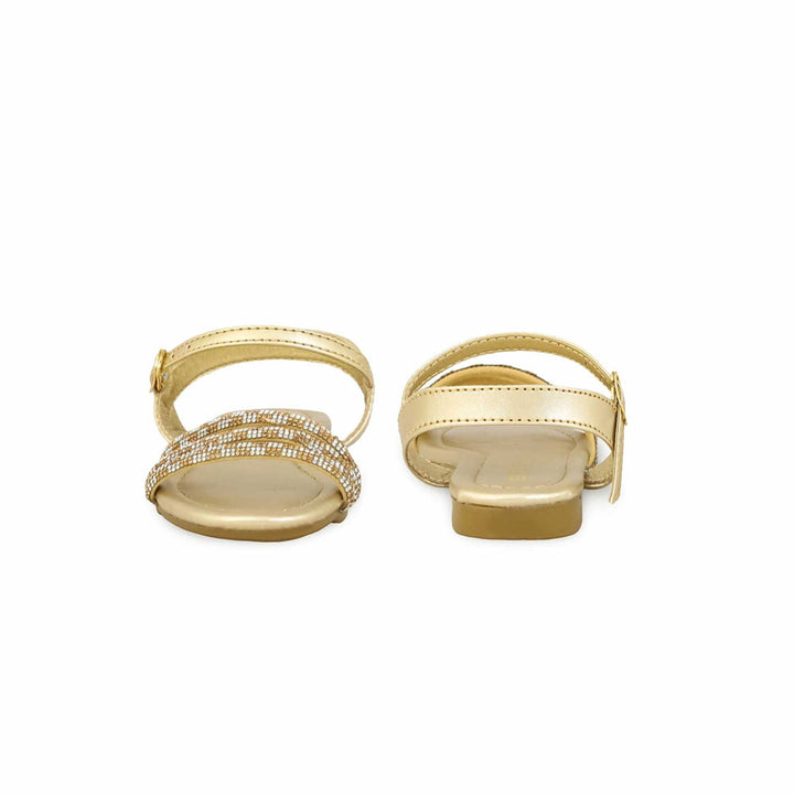 Girls Golden Fancy Sandal KD5633