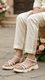 Girls Pink Formal Sandal KD5648