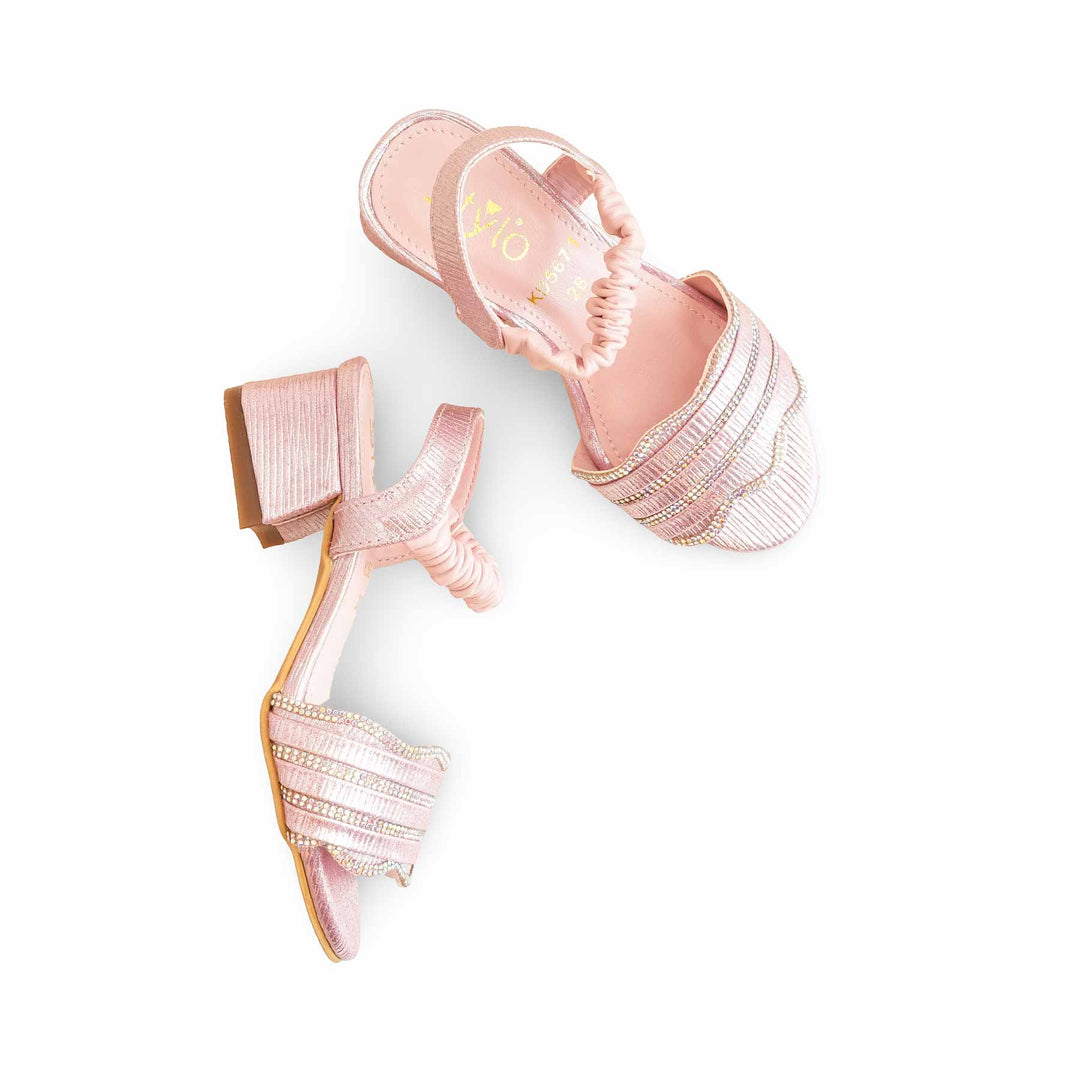Girls Pink Fancy Sandal KD5671