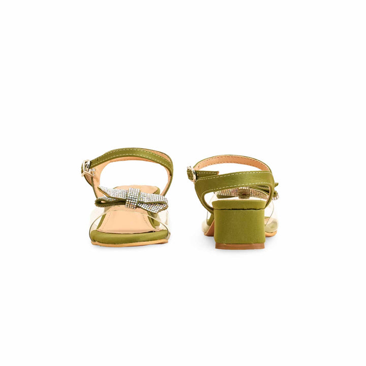 Girls Olive Fancy Sandal KD5674