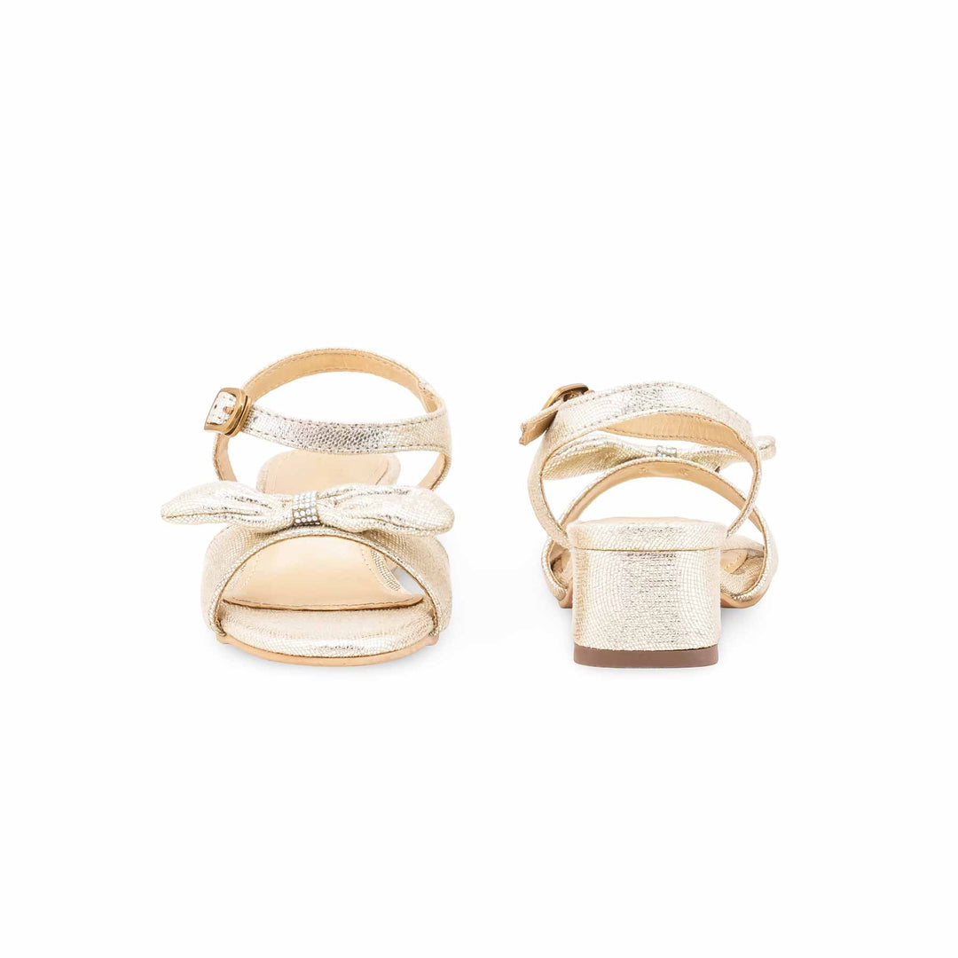 Girls Golden Formal Sandal KD5677