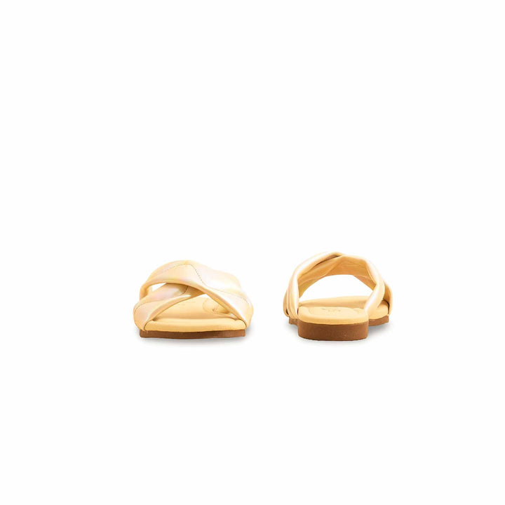 Girls Golden Fancy Slipper KD5682