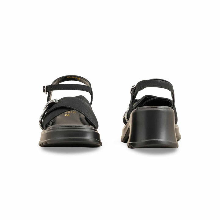 Girls Black Formal Sandal KD5695