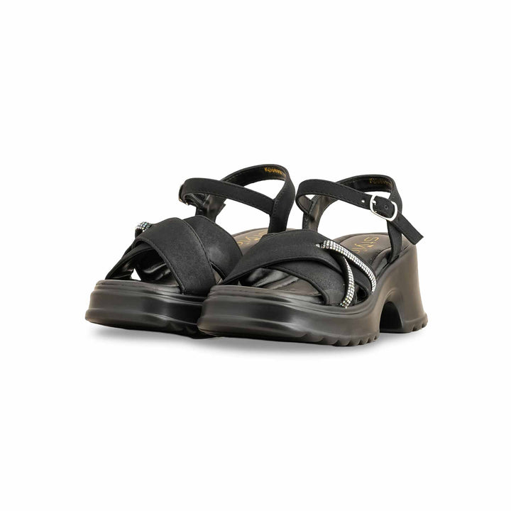 Girls Black Formal Sandal KD5695