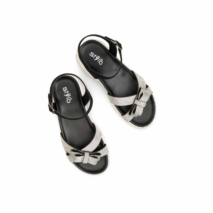 Girls Silver Formal Sandal KD5699