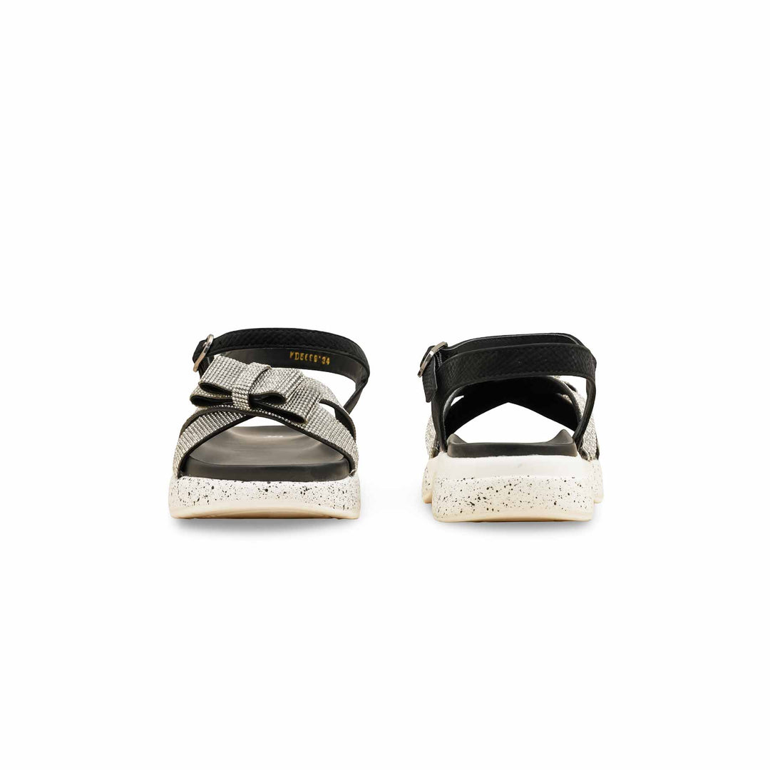 Girls Silver Formal Sandal KD5699
