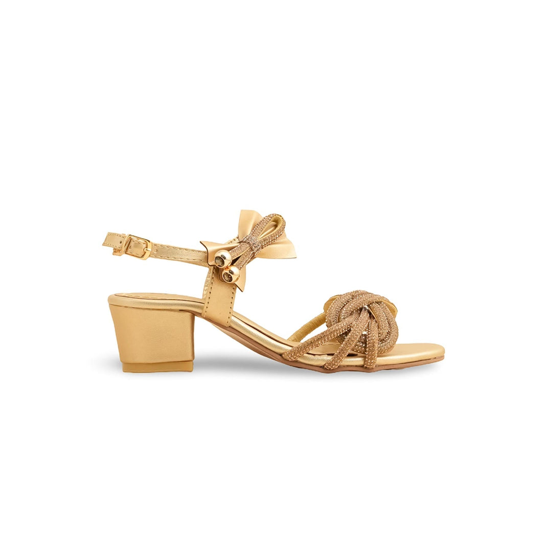 Girls Golden Fancy Sandal KD5713