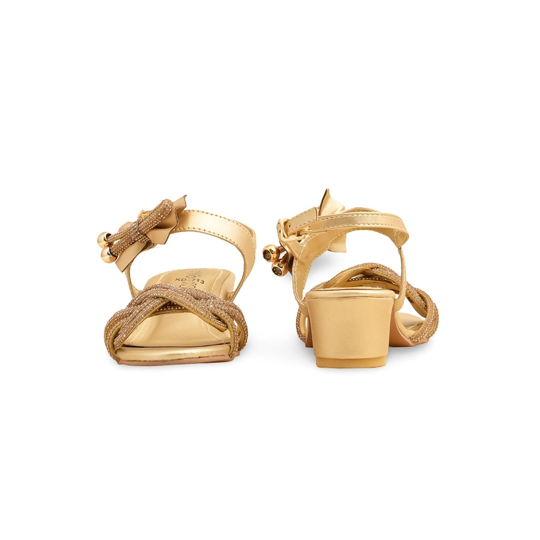Girls Golden Fancy Sandal KD5713
