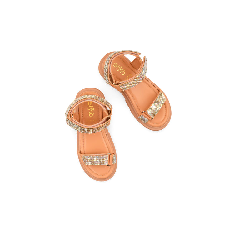 Girls Pink Formal Sandal KD5715