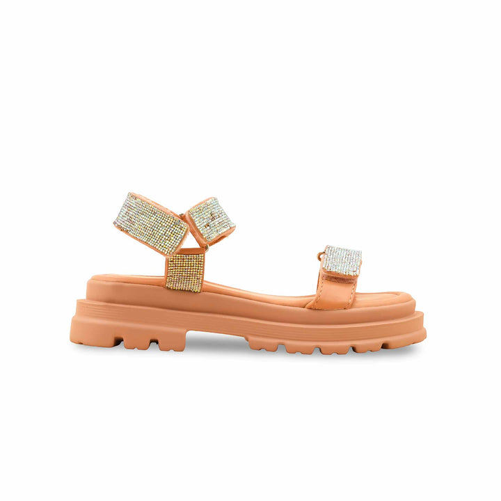Girls Pink Formal Sandal KD5715