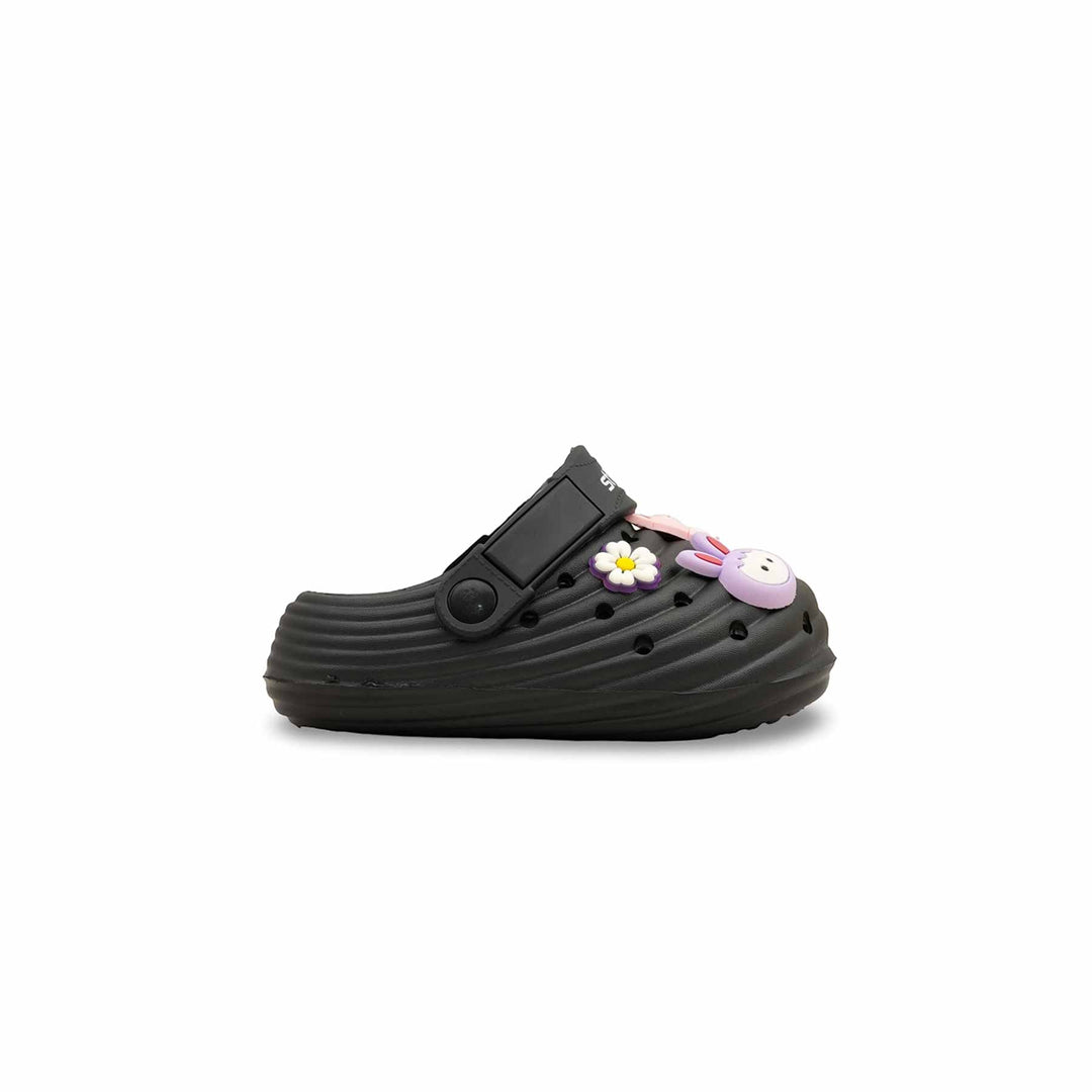Girls Black Casual Flip Flop KD5722