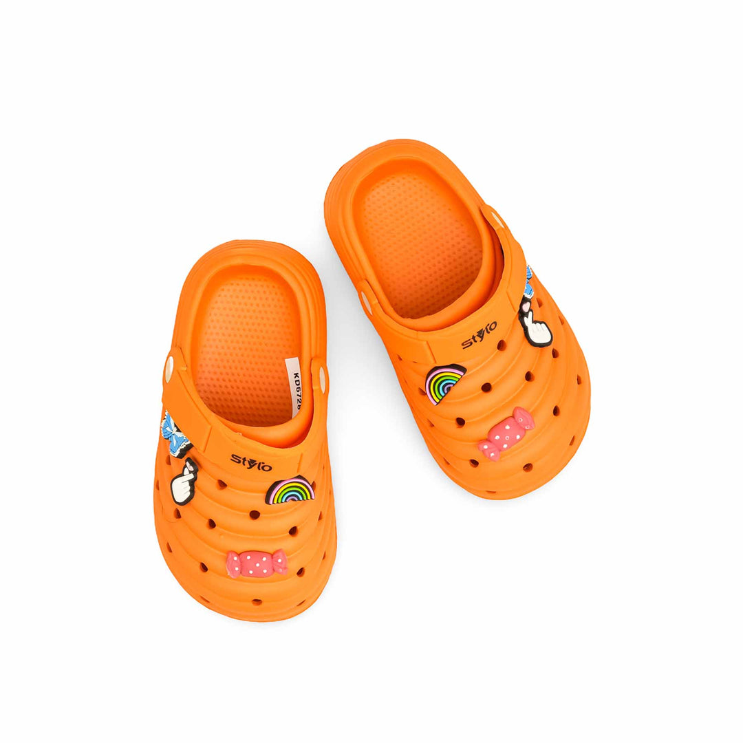 Boys Orange Casual Flip Flop KD5728