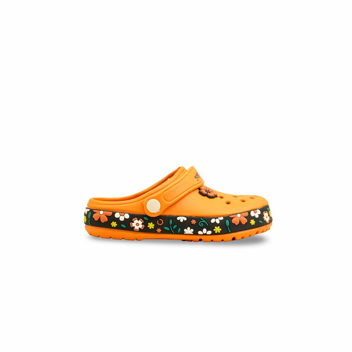 Girls Orange Casual Flip Flop KD5737