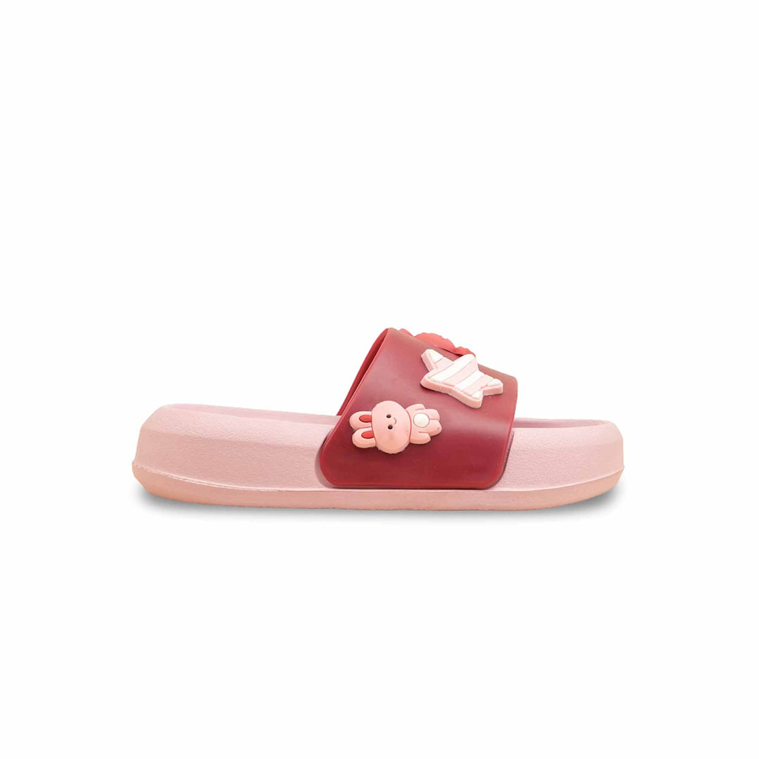 Girls Pink Casual Flip Flop KD5743