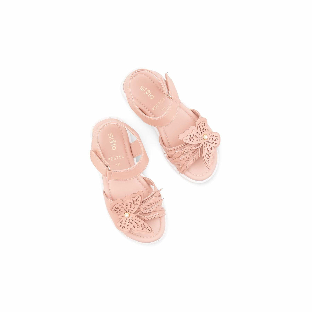 Girls Pink Formal Sandal KD5753