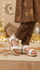 Girls Brown Formal Sandal KD5754