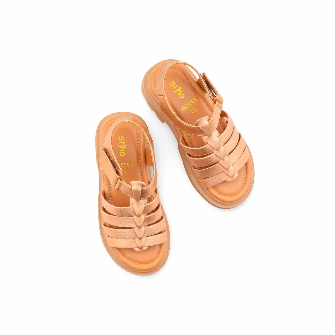 Girls Pink Formal Sandal KD5755