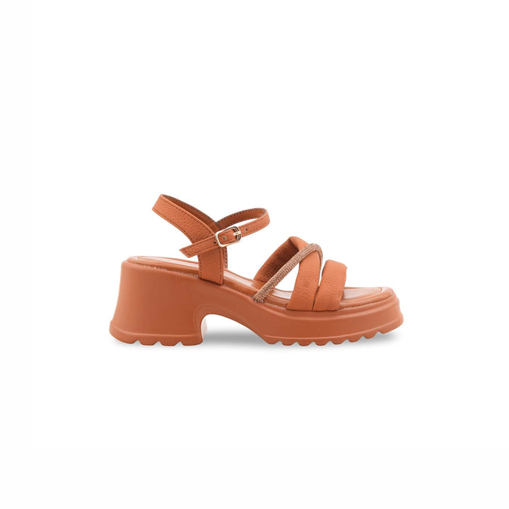 Girls Brown Formal Sandal KD5759